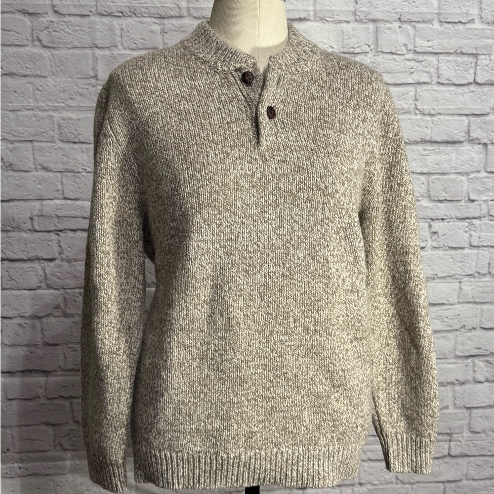 Men's L.L.Bean Classic Ragg Wool Sweater, Henley